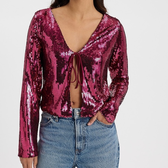 Express Sequin top - Picture 3 of 5